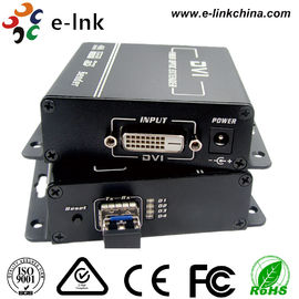 Video 4K DVI Faser-Medien-Konverter 3,40 Gbps-zur Videobitgeschwindigkeits-Unterstützung DVI 1,0/HDMI V1.4
