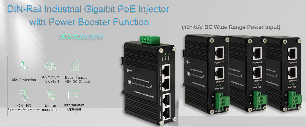 Power Over Ethernet POE-Injektor