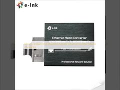 Ultrakompakter, USB-betriebener Gigabit-Ethernet-zu-Glasfaser-Medienkonverter