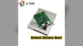 Glasfaser-Medienkonverter erweitert das Netzwerk um 2 km