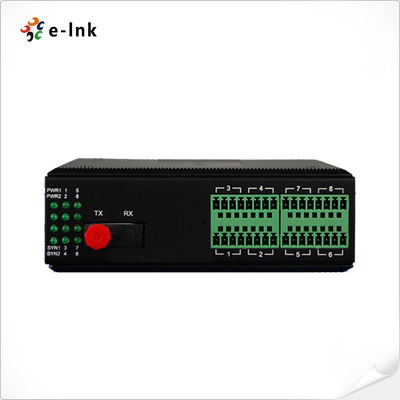 Industrial Fiber Media Converter RS232 422 485 Serial to Fiber 20km