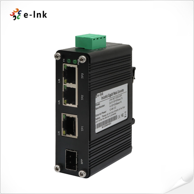 Mini Industrial Ethernet Switch 3 Port 10/100/1000T + 1 Port 100/1000X SFP Switch