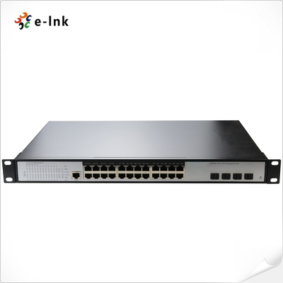 Commercial Managed 24 Port PoE Switch 4 Port 10G SFP+ L3 Managed Switch