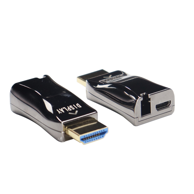 Mini HDMI Over Fiber Optic Extender 4K/60Hz HDMI2.0 Over Single Core Multimode Fiber Extender