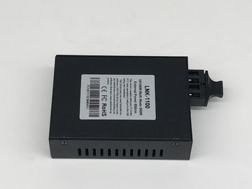One Rj45 Port 10 / 100M Fiber Ethernet Media Converter , Multimode Media Converter Dual Fiber