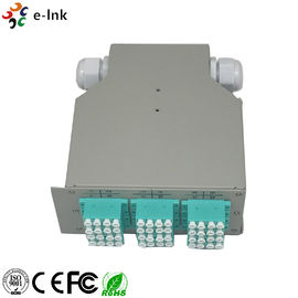 LC/PC SM Quad Adapters Fiber Optic Switch , Network Patch Panel Splice Distributor