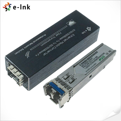 Micro Mini USB-Powered Gigabit Ethernet to SFP Fiber Media Converter
