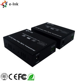 HDMI 2.0 Fiber Optic Transmitter And Receiver Multi Mode Fiber Type 18Gbps Data Rate