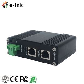 E-Link Gigabit Power Over Ethernet Injector 12~48VDC Power Input DIN Rail / Wall Mount