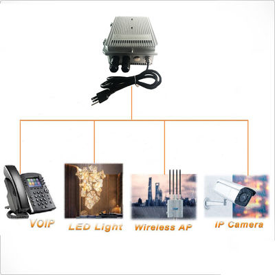 90~264VAC 95W Power Over Ethernet Injector IP67 Waterproof 802.3bt