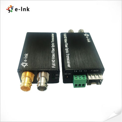 25VDC SDI To Fiber Optic Converter 1310nm 1610nm CWDM With Tally Reverse