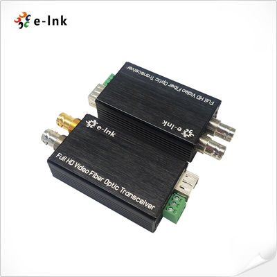 25VDC SDI To Fiber Optic Converter 1310nm 1610nm CWDM With Tally Reverse