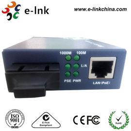 Faser-Optikmedien-Konverter Gigabit Ethernets POE für POE-IP-Kamera-Monomode-