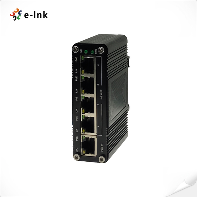 Industrieller 1-Port 95W PoE++ zu 4-Port Gigabit PoE Extender 400m Daisy-Chain